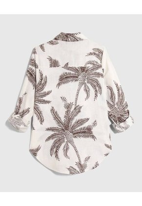 Camisa  Para Mujer Manga Larga Color Café Marca Patprimo #30010732