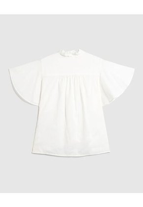 Camisa  Para Mujer Manga Corta Color Blanco Marca Patprimo #30010753