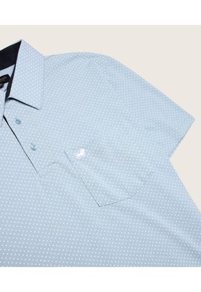 Polo Para Hombre Cuello Maquina Con Bolsillo Color Azul  Marca Patprimo #44110981