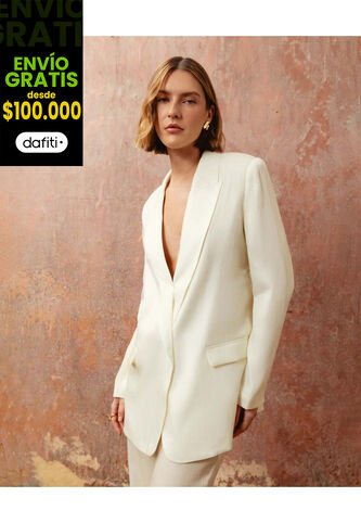 Chaqueta  Para Mujer Blazer Color Blanco Marca Patprimo #30080598 Patprimo