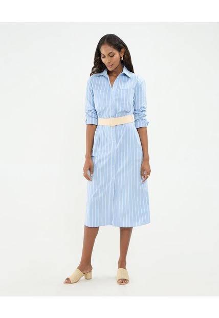 Vestido Para Mujer M/L Largo Color Azul Marca Patprimo #30171026