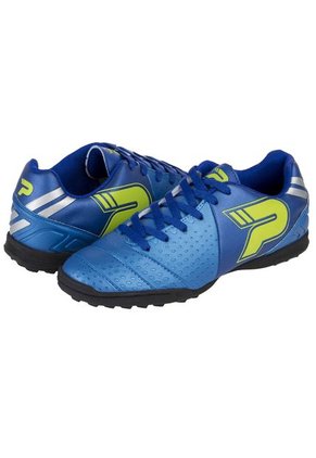 Zapatillas Fútbol Patrick Sandroh Azul-Verde-Plateado