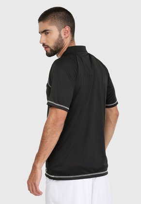 Polo Negro-Blanco Patrick