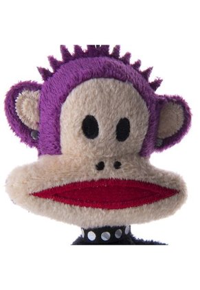 Peluche Paul Frank Rockero Negro Multicolor