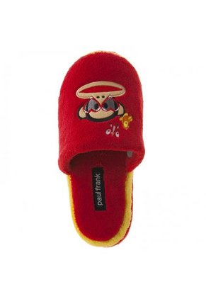 Pantuflas Paul Frank Rojo
