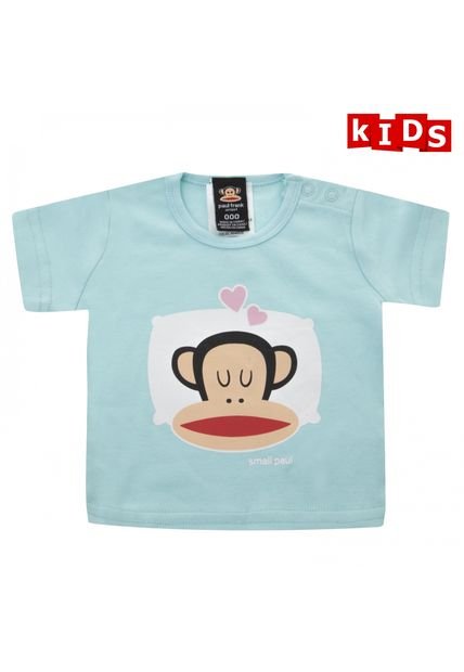 Camiseta Paul Frank Bebe Verde Menta