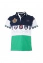 Camiseta Tipo Polo Paul Smith Azul-Blanco-Verde de PAUL SMITH