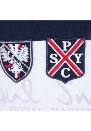 Camiseta Tipo Polo Paul Smith Azul-Blanco-Verde