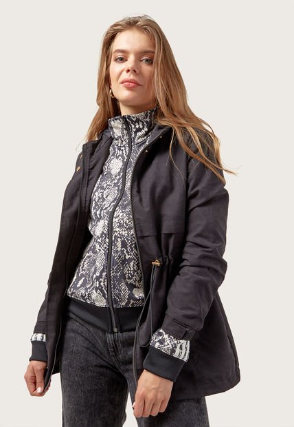 Chaqueta Negro-Dorado PD