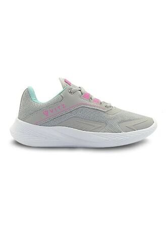 Tenis Infantil Niña Vitz - Color Gris Pecompe