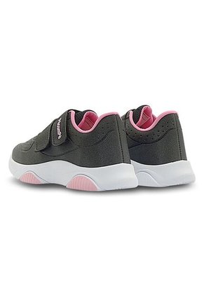 Tenis Infantil Niña Pecompe - Color Negro/Rosa