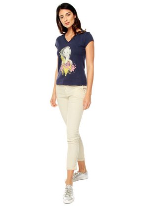 Camiseta Azul Oscuro  People Éxito