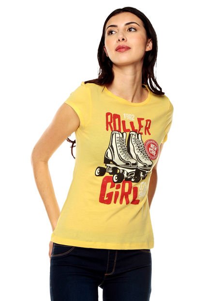 Camiseta Amarilla People Éxito