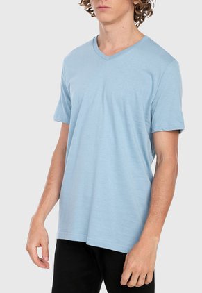 Camiseta Azul Celeste People Éxito