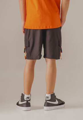 Pantaloneta Negro-Naranja People Éxito