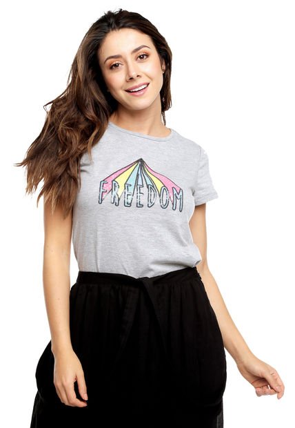 Camiseta Gris People Éxito - Compra Ahora | Dafiti Colombia