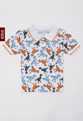 Polo Blanco-Multicolor People Éxito