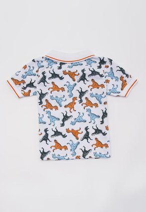 Polo Blanco-Multicolor People Éxito