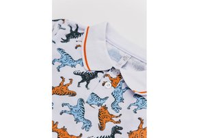 Polo Blanco-Multicolor People Éxito