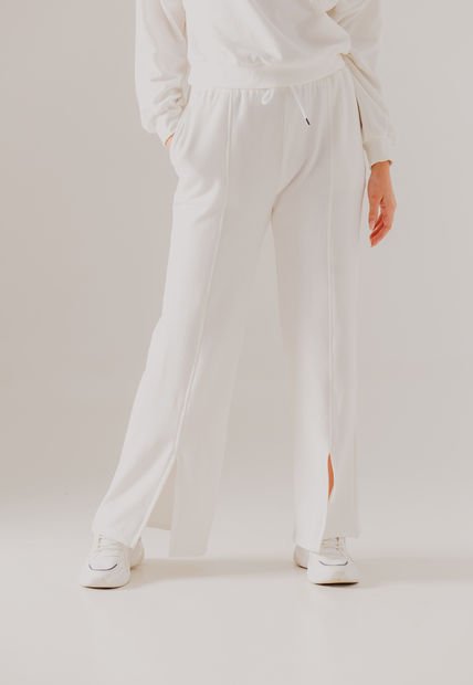 Pantalón Sudadera Marfil People Éxito