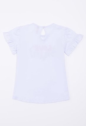 Camiseta Blanco-Lila-Fucsia People Éxito