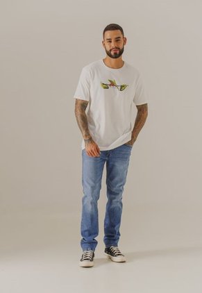 Camiseta Marfil-Multicolor People Éxito