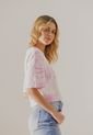 Blusa Blanco-Rosa People Éxito de People