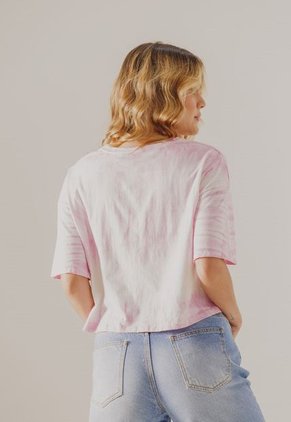Blusa Blanco-Rosa People Éxito