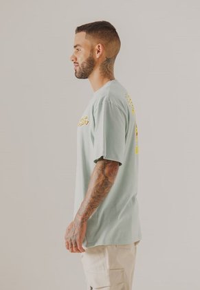 Camiseta Verde Menta-Amarillo-Naranja People Éxito