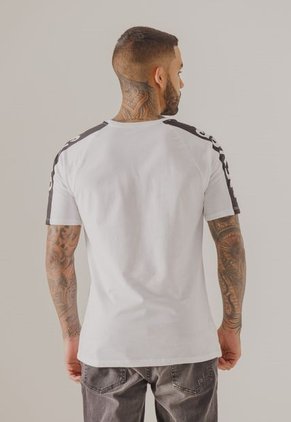 Camiseta Blanco-Negro People Éxito