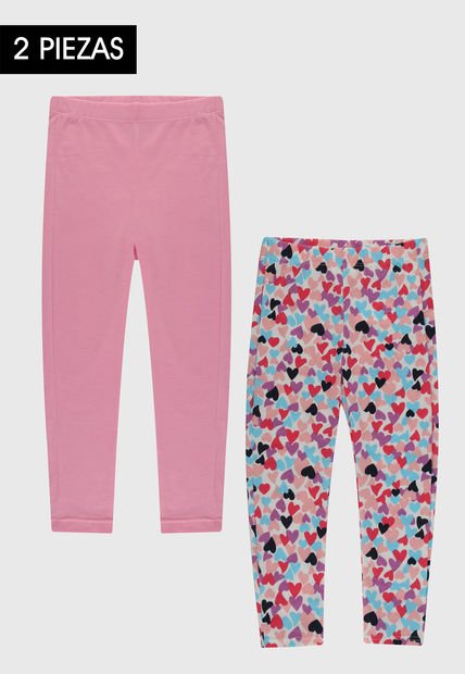Leggings Duo Rosa-Multicolor People Éxito - Compra Ahora | Dafiti Colombia