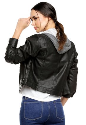 Chaqueta Negro-Gris People Éxito