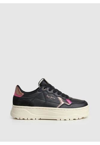Tenis Pepe Jeans Kore Poppy W Para Mujer Color Negro Pepe Jeans