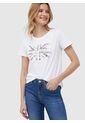 Camisetas Pepe Jeans Para Mujer LALI White de Pepe Jeans