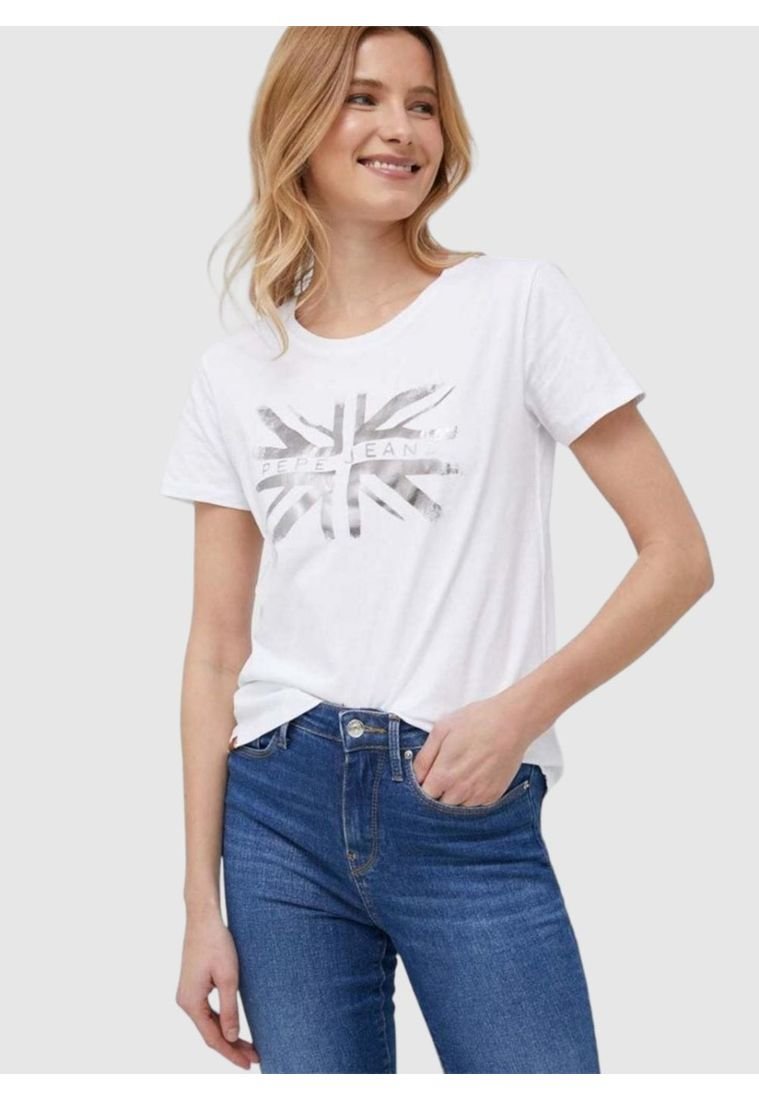 Camisetas Pepe Jeans Para Mujer LALI White Compra Ahora Dafiti Colombia