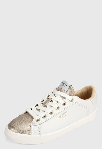 Tenis Blanco-Oro rosa Pepe Jeans - Compra Ahora | Dafiti Colombia