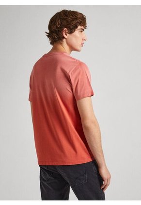 Camiseta Pepe Jeans Para Hombre Crew Color Naranja