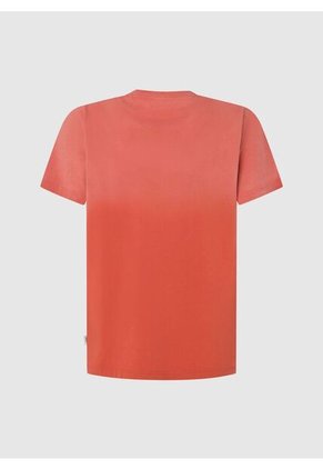 Camiseta Pepe Jeans Para Hombre Crew Color Naranja