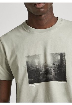 Camiseta Pepe Jeans Para Hombre Clark Color Verde Palma