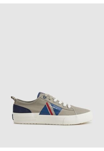 Tenis Para Hombre Allen Flag Beige Pepe Jeans