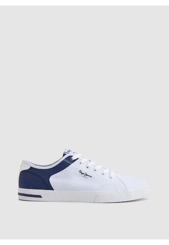 Tenis Kenton Road M Blanco Y Azul Para Hombre Pepe Jeans