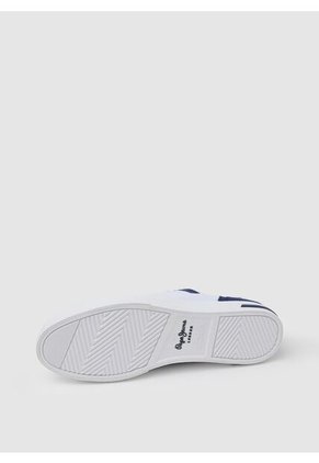 Tenis Pepe Jeans Kenton Road M Para Hombre Blanco Y Azul