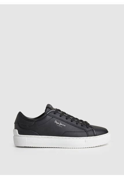 Tenis Pepe Jeans Para Mujer Adams Basy Color Negro Blanco