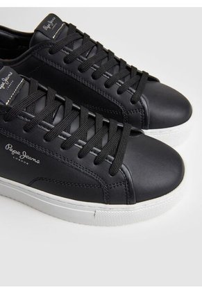 Tenis Pepe Jeans Para Mujer Adams Basy Color Negro Blanco