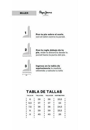 Tenis Pepe Jeans Para Mujer Adams Basy Color Negro Blanco