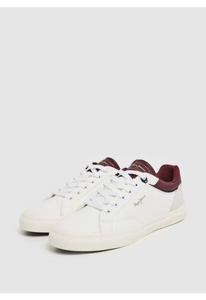 Tenis Para Hombre Kenton Journey M Blanco Y Rojo