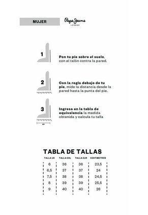 Rusper Minimal Negro Para Mujer