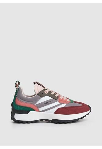 Tenis Pepe Jeans Lucky Grand Para Mujer Color Gris Pepe Jeans