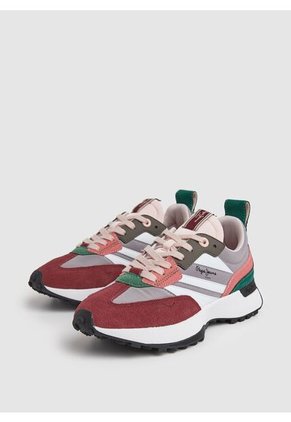 Tenis Pepe Jeans Lucky Grand Para Mujer Color Gris