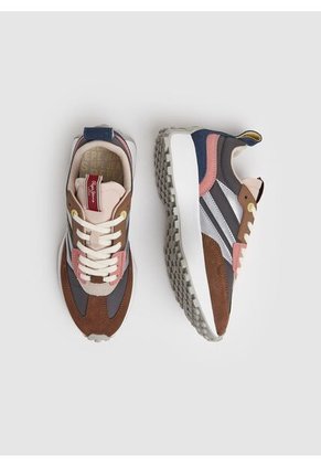 Tenis Pepe Jeans Lucky Grand Para Mujer Color Plata